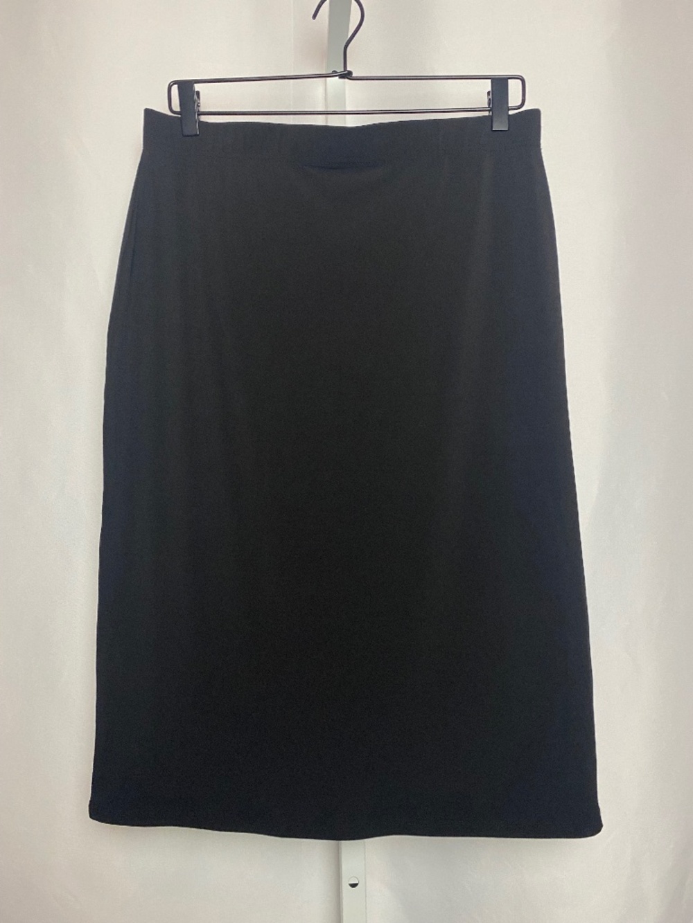 💙5/$15 Simply Styled by Sears Black Elastic Waist Pull On Midi Skirt Large